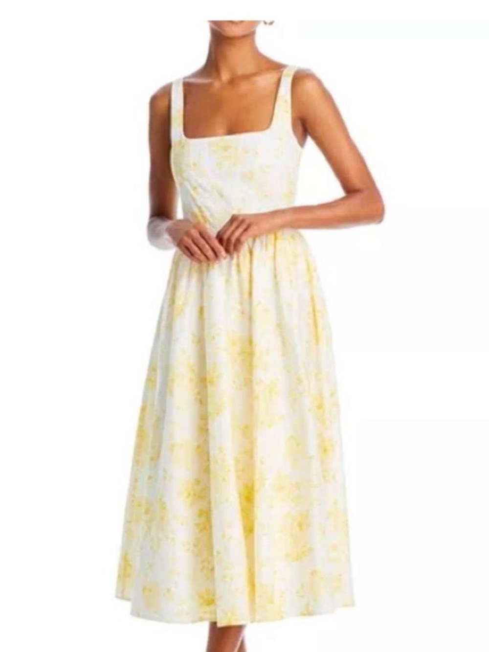 WAYF Desi Corset Midi Dress Size M
